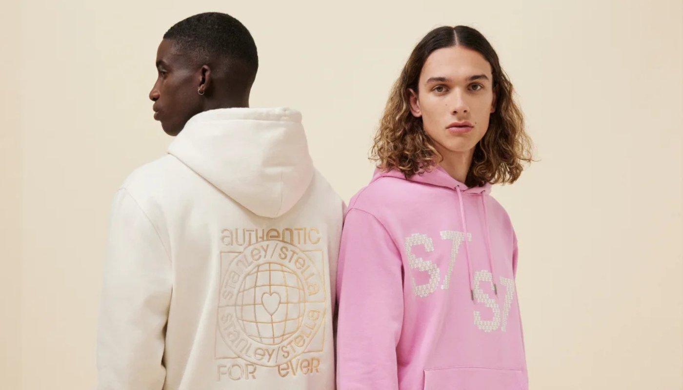 modes wearing stanley/stella premium branded apparel